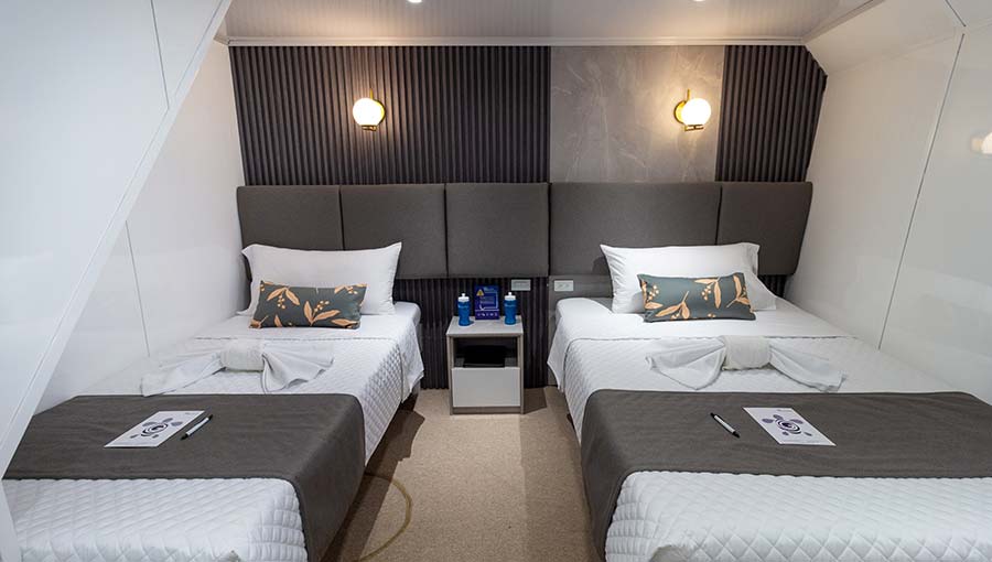 galaxy twin cabin cruise to Galapagos