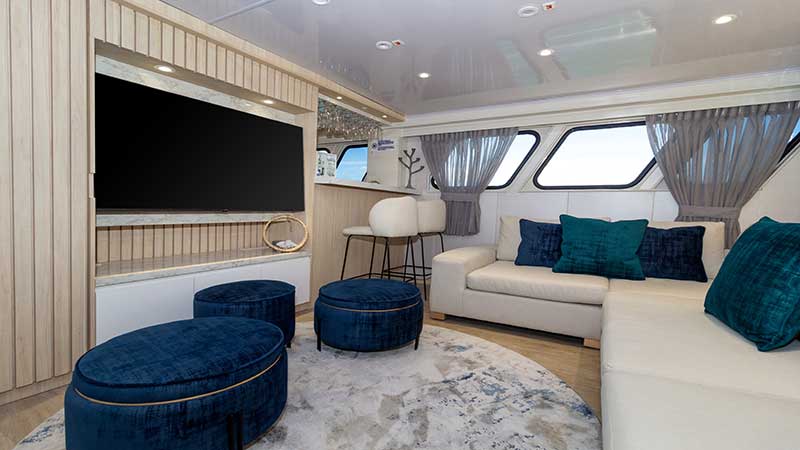 relaxing area comforting galaxy diver cruise to galapagos