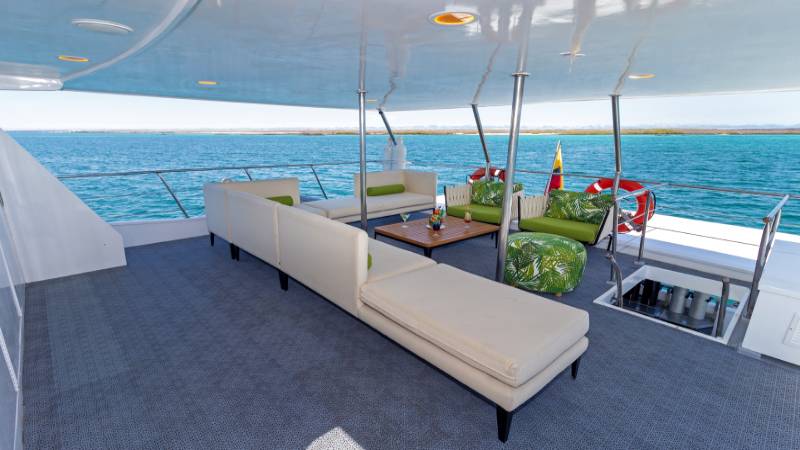 relaxing area comforting galaxy diver cruise to galapagos