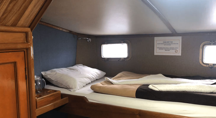 Galapagos economy class cruises - Cabin